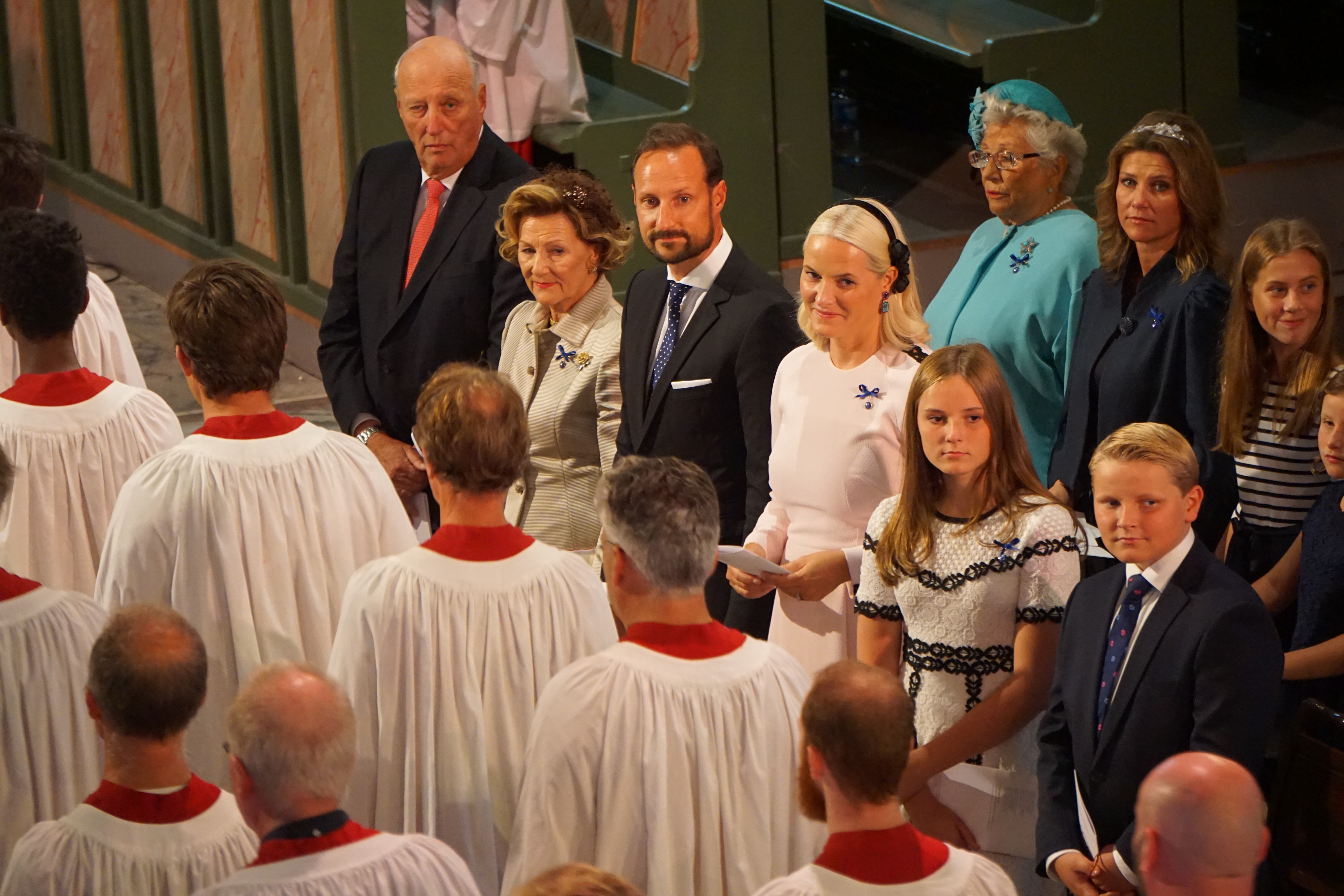 Feiring av gullbryllup i domkirken. Foto: Finn Folke Thorp