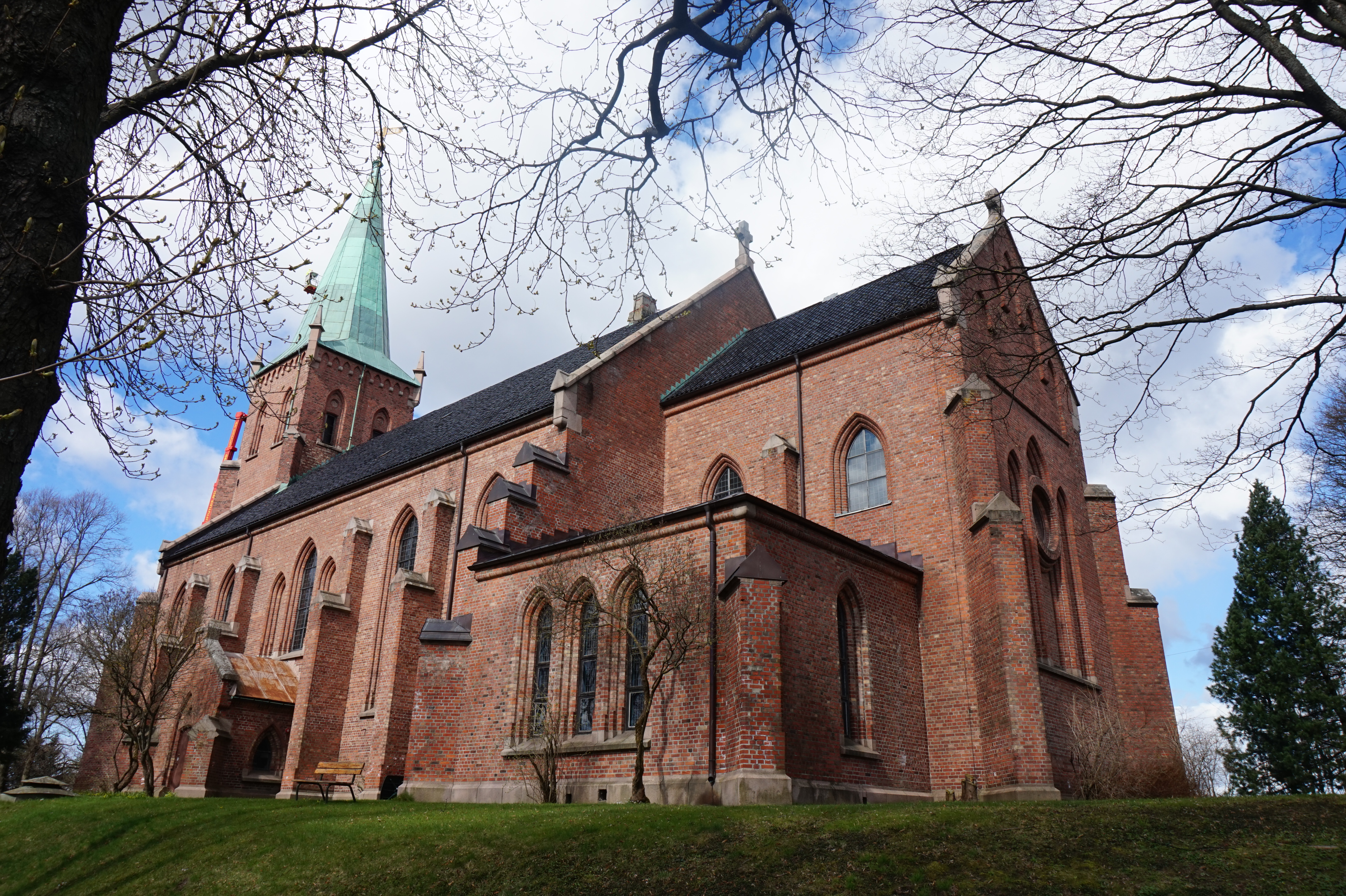 Østre Aker kirke vil ha en geografisk sentral plassering i den nye Hovinbyen.