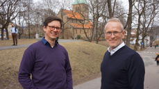 Leder av fellesrådet, Dag-Eirik Lannem, og kirkeverge, Kjetil Haga, ber kommunen stille opp med midler for å dekke de ekstremt høye strømkostnadene.