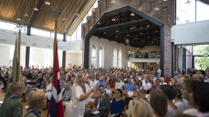 Nye Nordstrand kirke ble innviet 23. august. Foto Dag Smemo