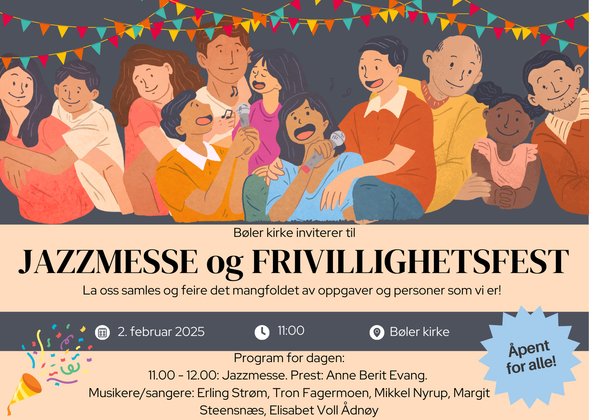Jazzmesse og frivillighetsfeiring