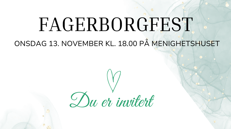 Velkommen til Fagerborgfest