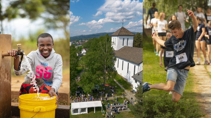 Foto: Kirkens Nødhjelp Foto: Olav Helland (fra aksjonsløpet i 2024)