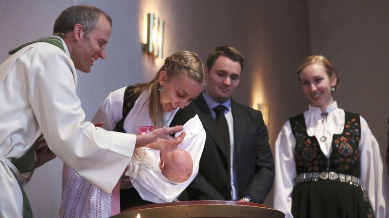 Dåp i Grefsen kirke