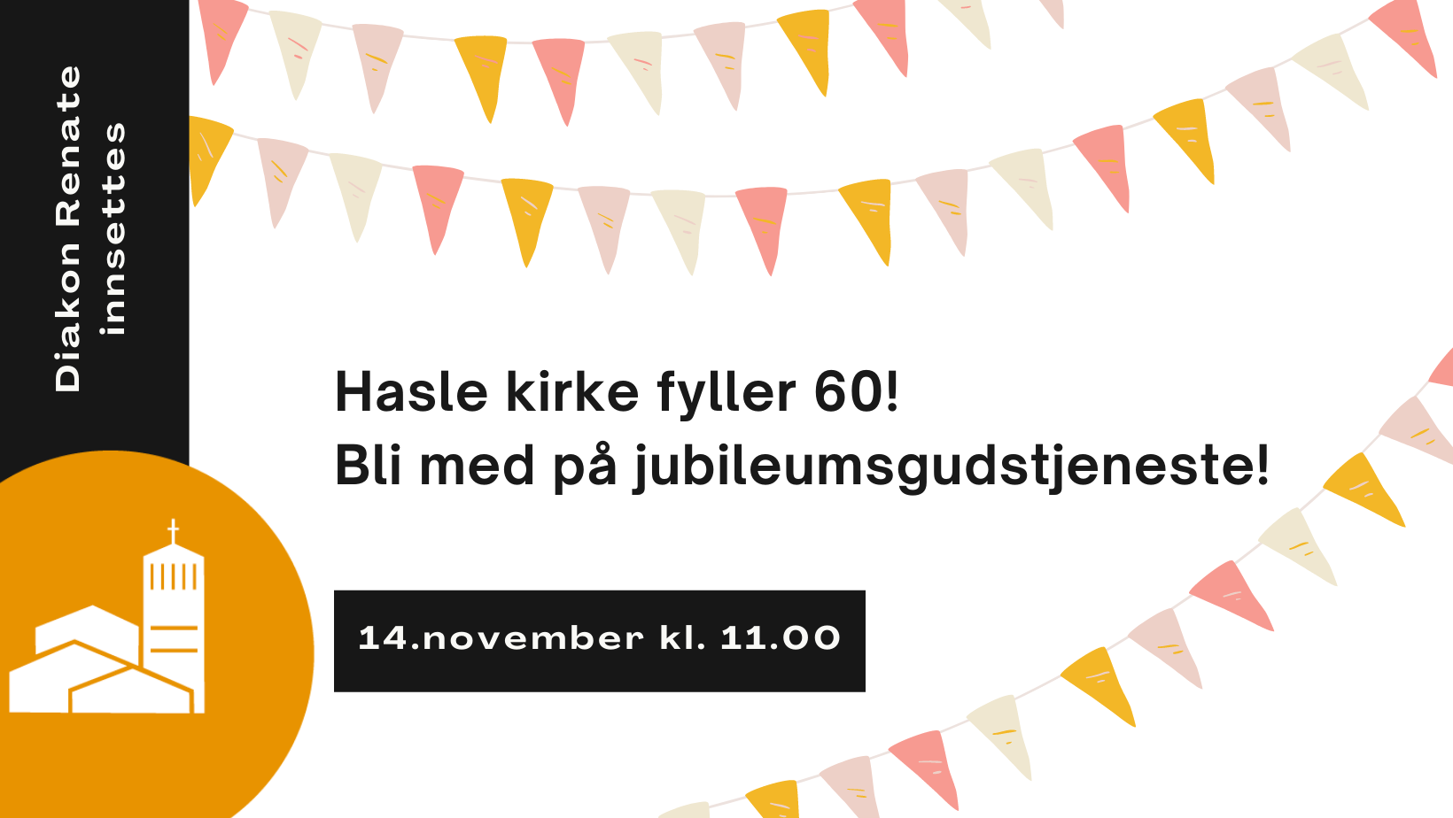 Hasle kirke feirer 60 (61) års jubileum!