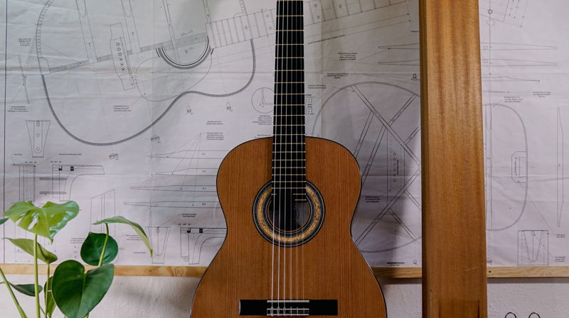 Klassisk gitar "Modell Hasle Kirke"