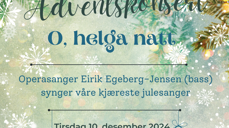 O, helga natt, adventskonsert i Hasle kirke 2024