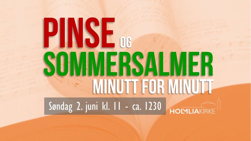 Pinse- og sommersalmer minutt for minutt