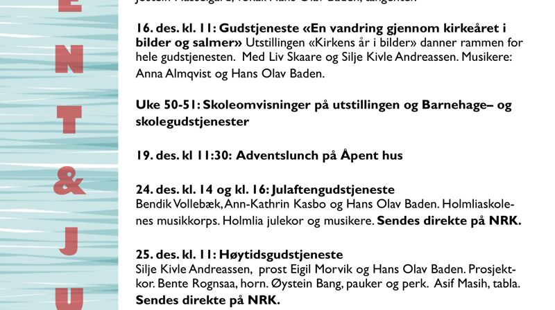 Jul i Holmlia kirke!