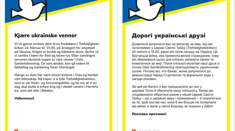 Fredsbønn for UKRAINA 24.02