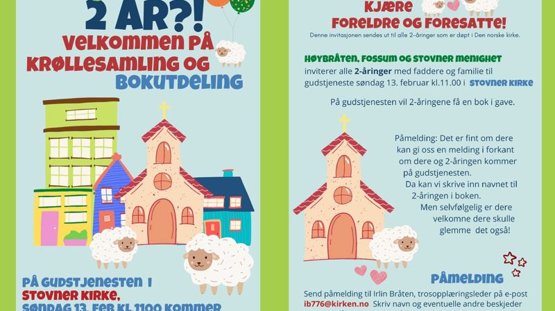 Krøllesamling og 2 års bokutdeling