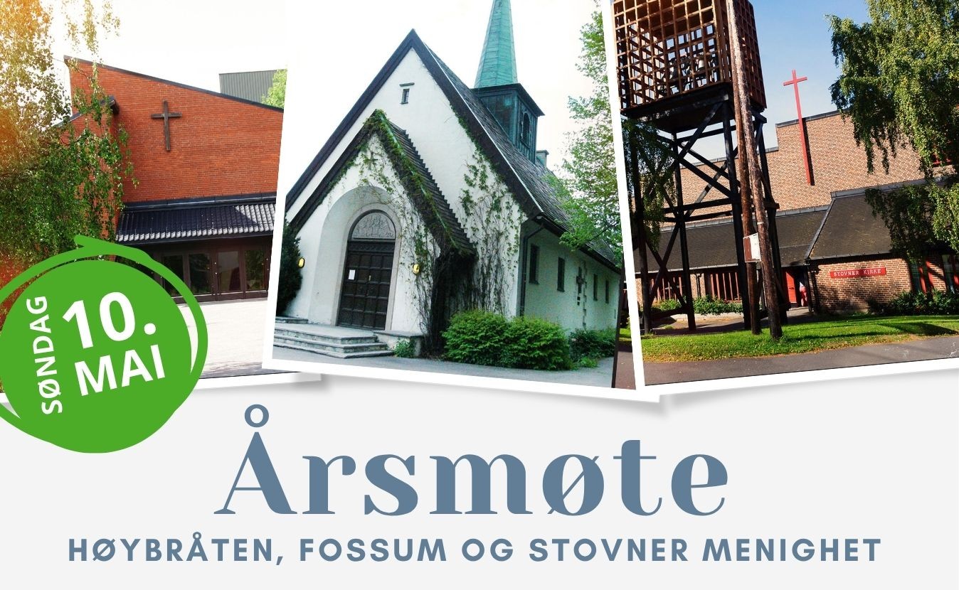 Årsmøte 10. mai 2026 - Stovner kirke