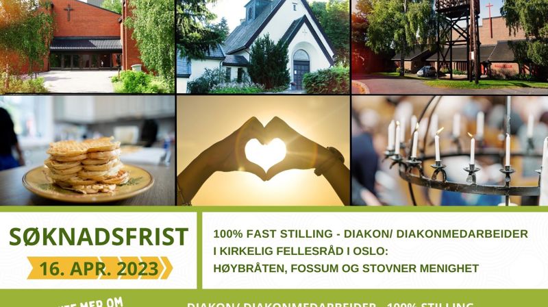 Søker Diakon/ Diakonmedarbeider!