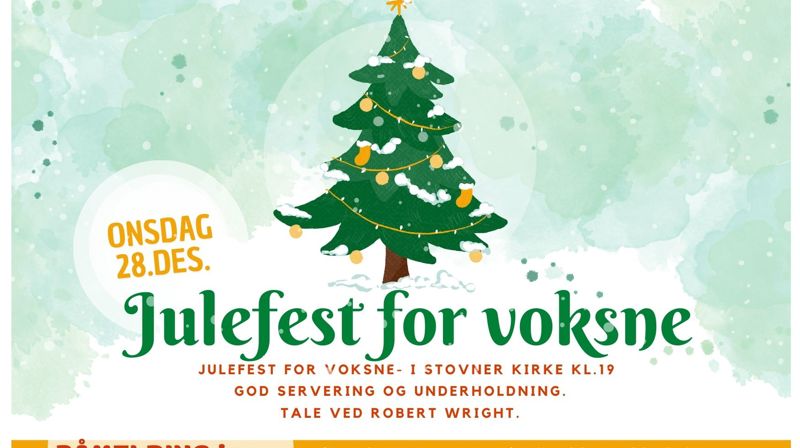 Julefest for voksne- i Stovner kirke