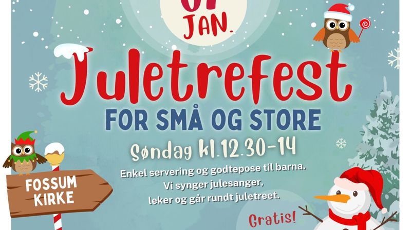 Juletrefest for små og store!