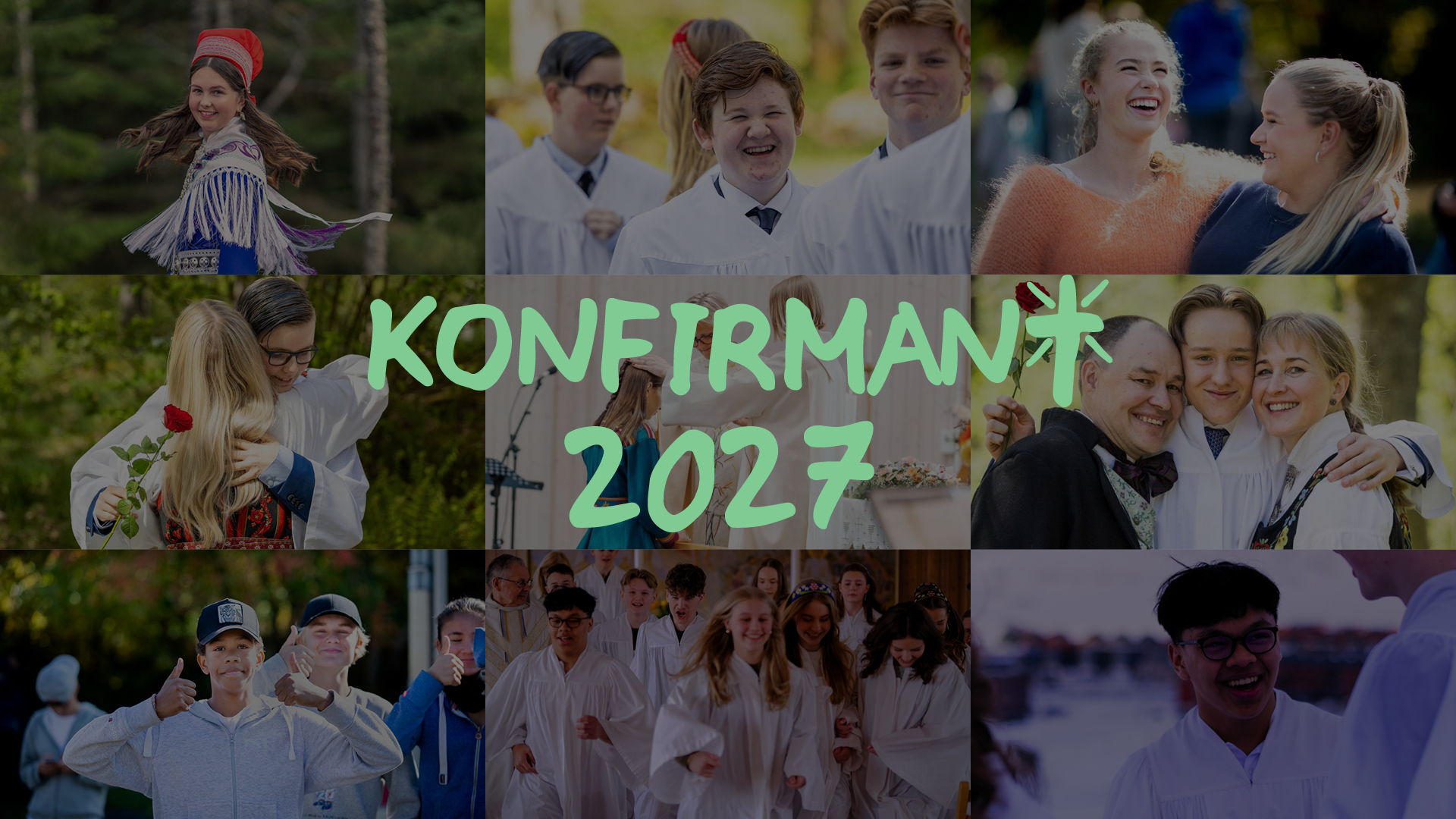 Konfirmasjon 2027 (elektronisk påmelding)