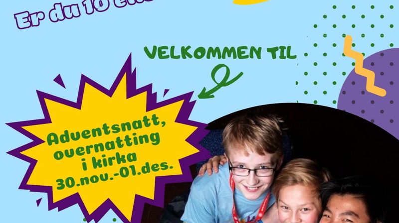 Lysvåken (10-11 år/ 5-7 klasse) lørdag 30. nov. - søndag 01. des.