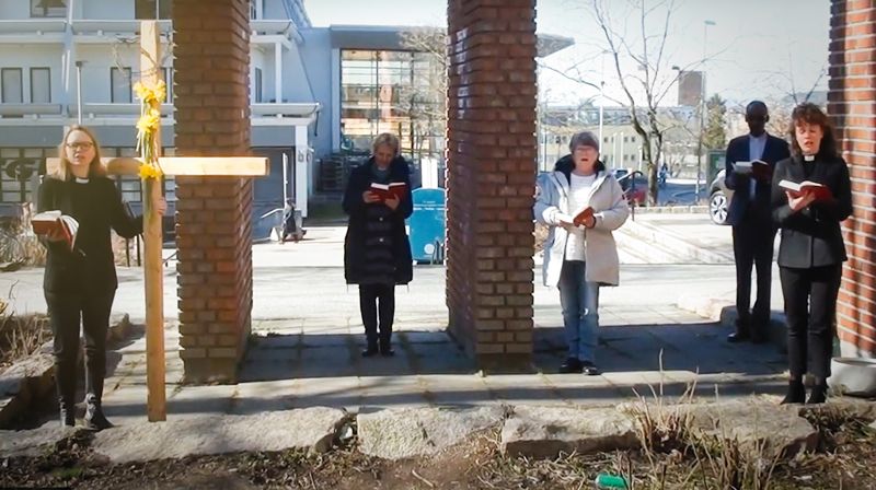 Påskedagssalmer fra Fossum kirke 1.påskedag (video)