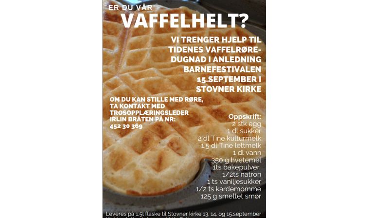 Vaffelhelt - dugnad