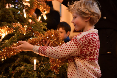 Juletrefest i Sæbø kyrkje