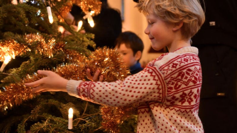 Juletrefest i Sæbø kyrkje