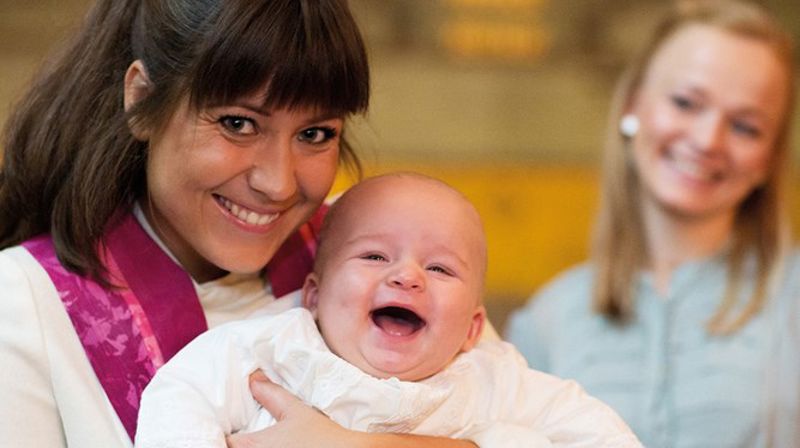 Dåp i Maridalen kirke