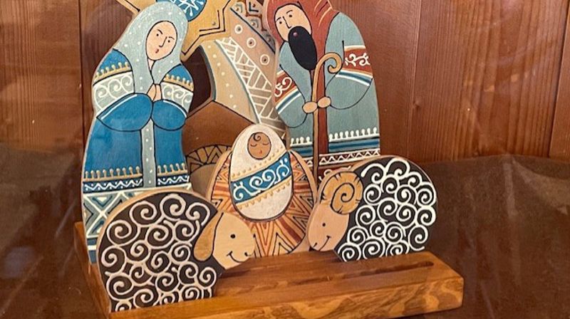 Utstilling av julekrybber i Maridalen kirke