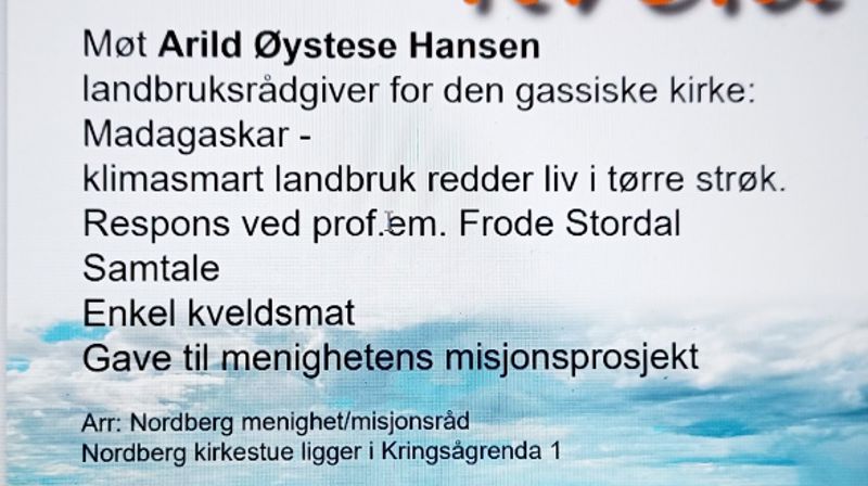 Temakveld: Klimasmart landbruk redder liv på Madagaskar