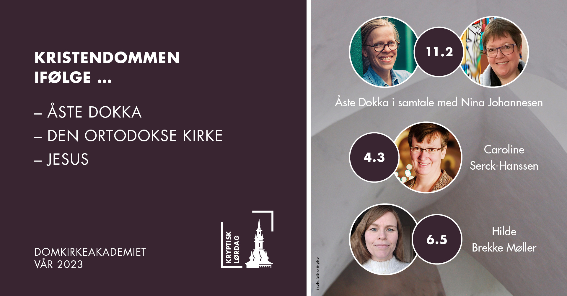 Kryptisk lørdag – Domkirkeakademiet våren 2023