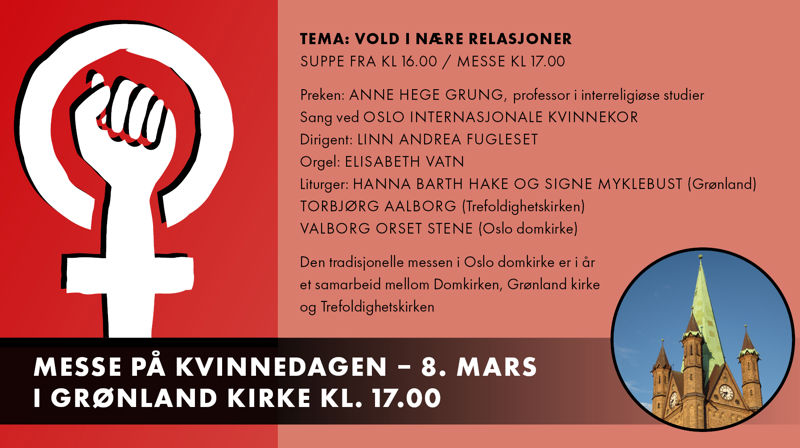 Messe på kvinnedagen i Grønland kirke