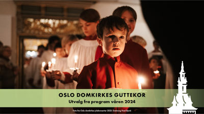 Oslo Domkirkes Guttekor i Oslo domkirke våren 2024