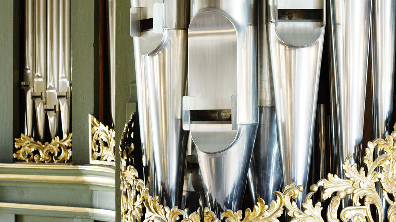 Hovedorgelet i Oslo domkirke. Foto: Munch design