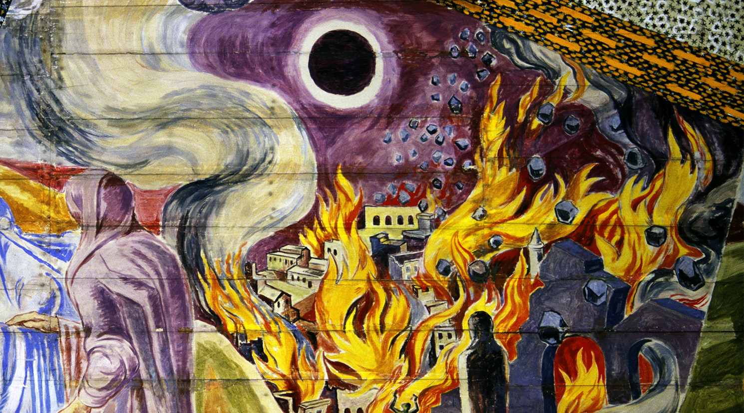 Lots hustru, fra Hugo Lous Mohrs takmaleri. Foto: Petter Mohn