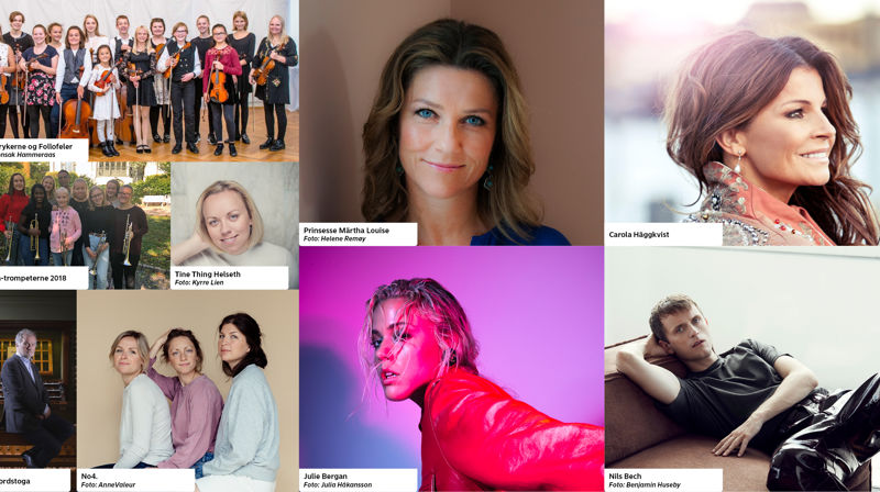 Artister klare til Desembertoner