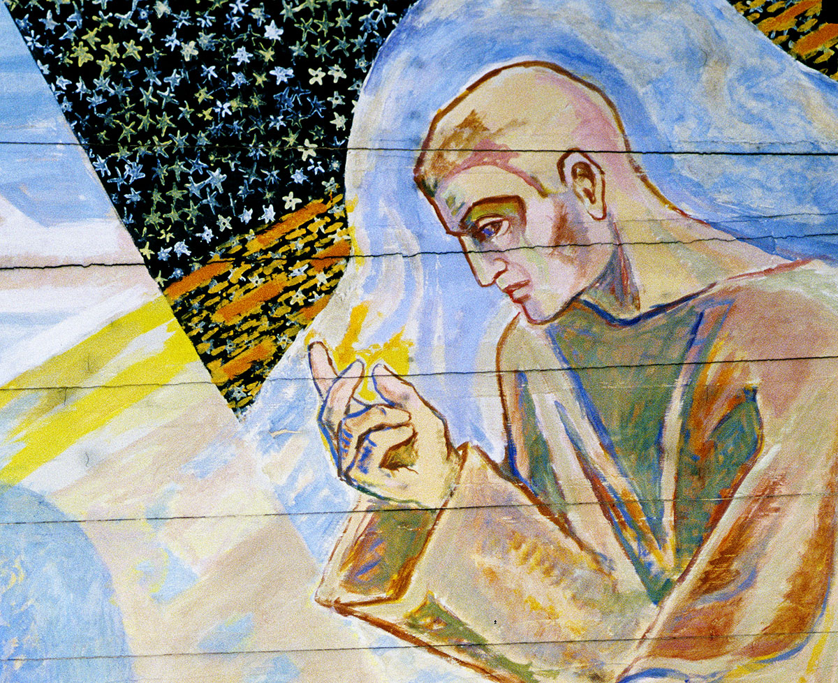 Fra Hugo Lous Mohrs takmaleri. Foto: Petter Mohn