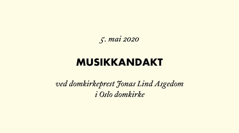 Musikkandakt i Oslo domkirke: «Motstandskraft»