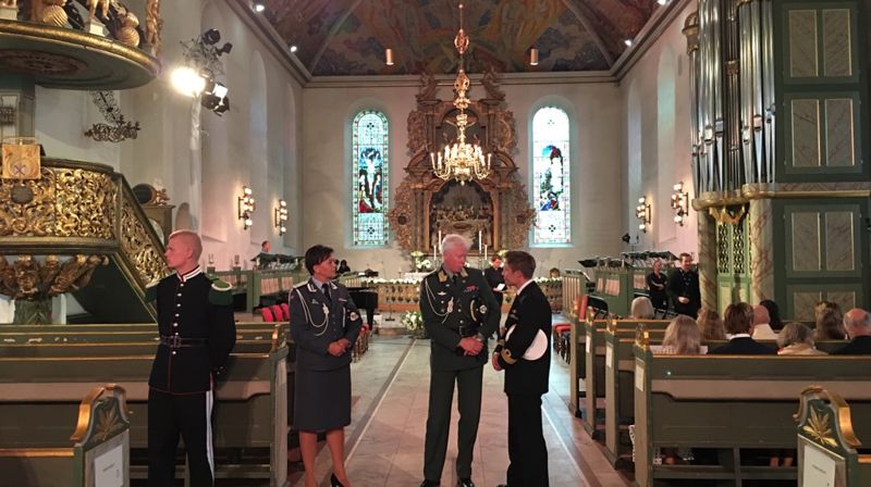Alt er klart til festgudstjeneste i Oslo domkirke