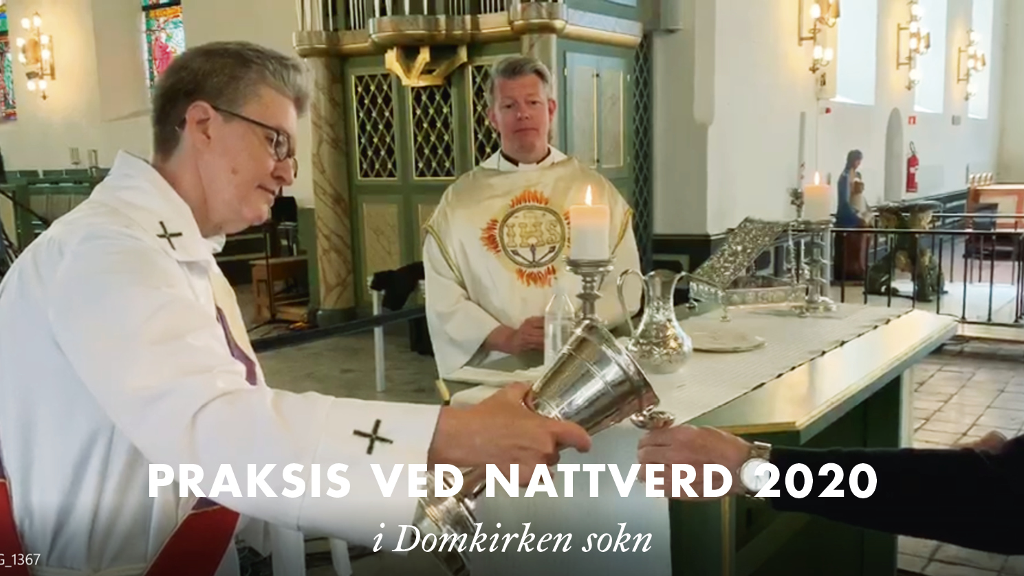 Fra informasjonsfilm om nattverd 2020