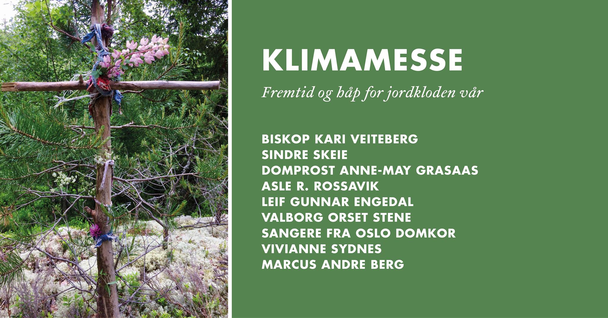 Preken ved Klimamesse i Oslo domkirke