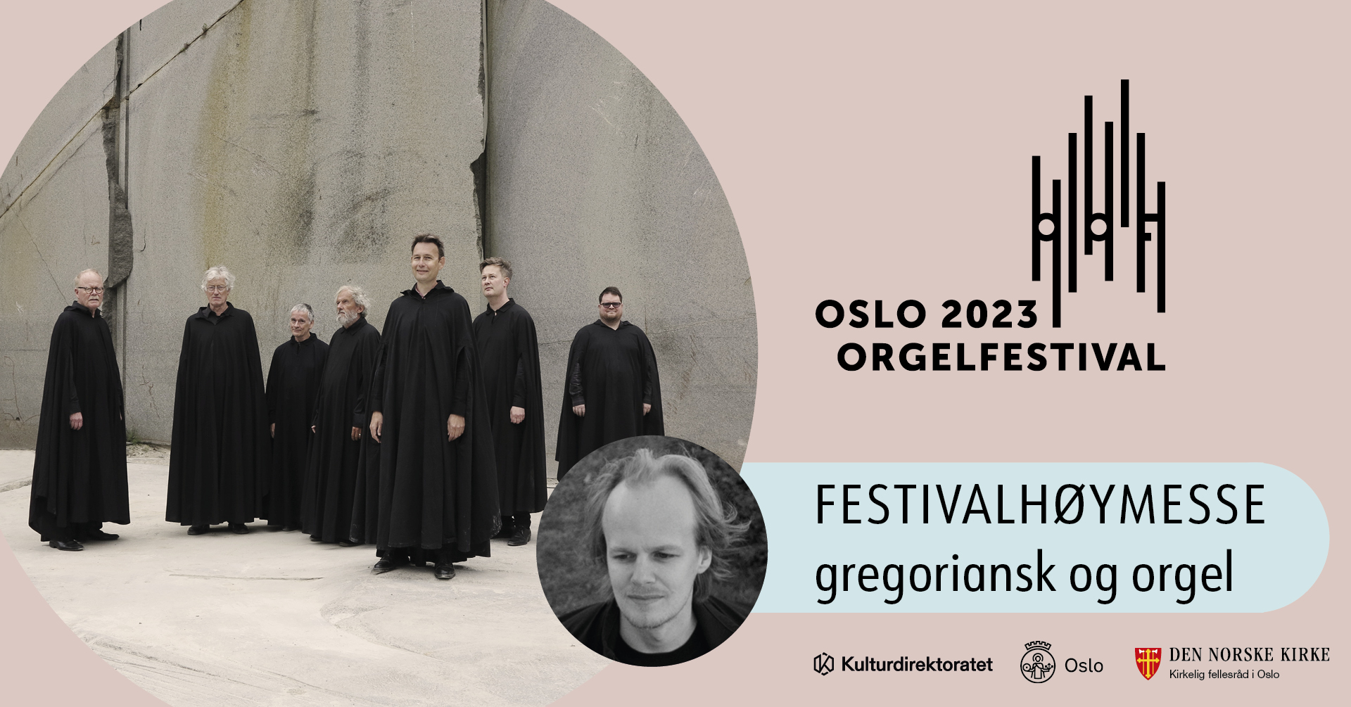 Festivalhøymesse med gregoriansk sang og orgel