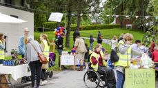 Fra markedsdagen i fjor.