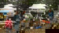 Menighetens stand på Trosterud-Haugerud-dag