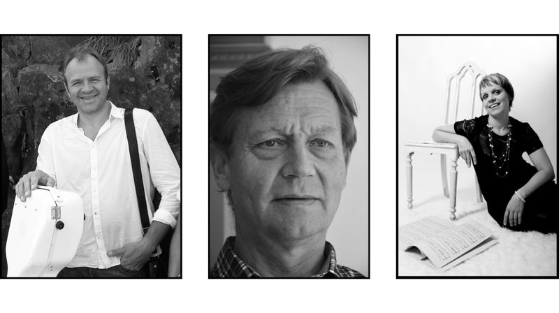 Fra venstre mot høyre: Bård Bosrup, Hans Christian Bræin og Ieve Berzina