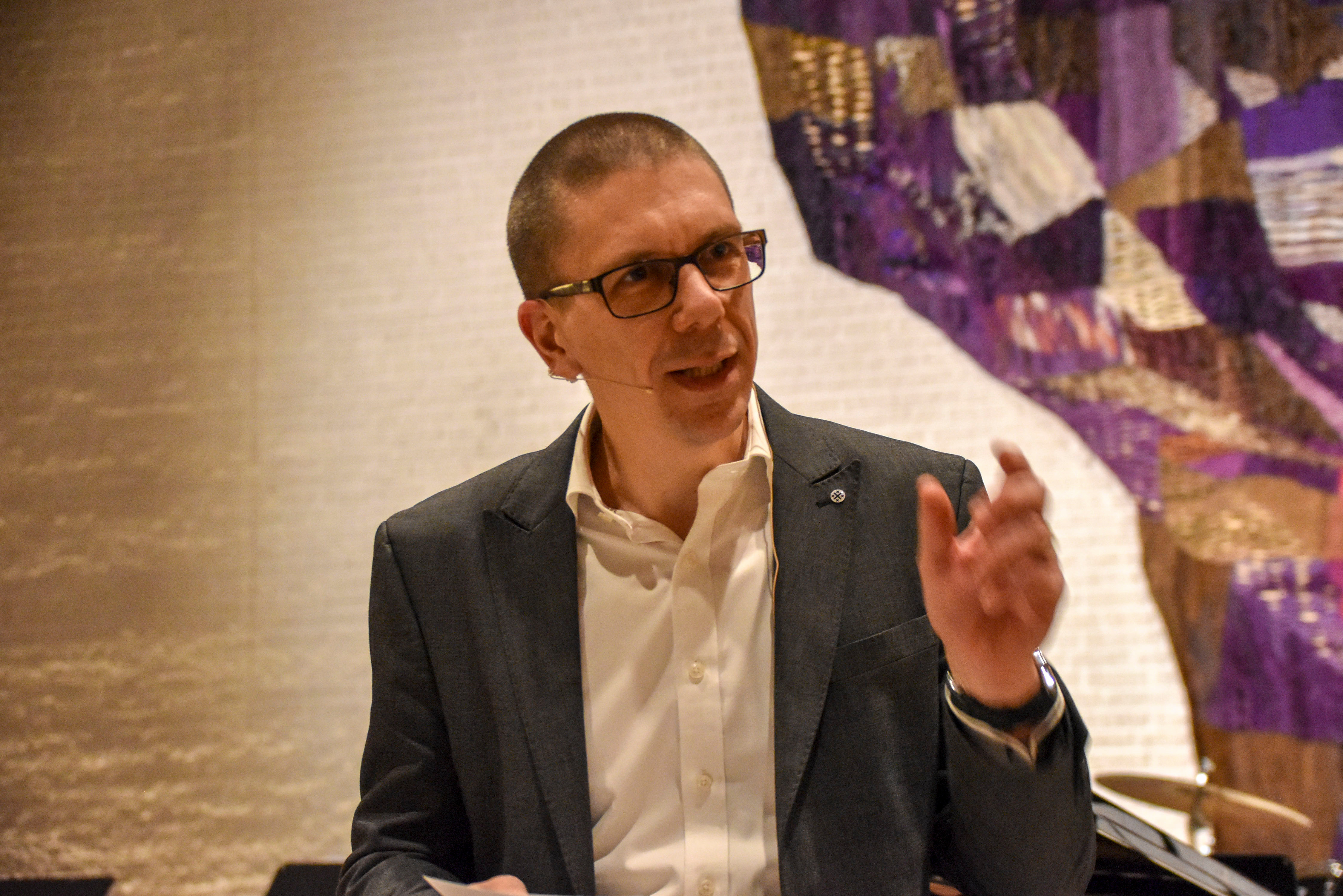 Carsten Schuerhoff i Haugerud kirke