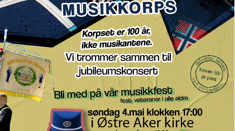 Bryn skoles musikkorps jubileumskonsert