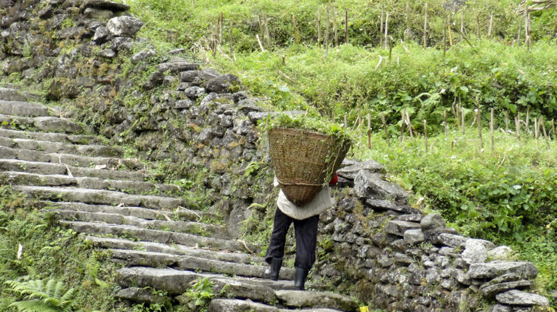 Bildet er et illustrasjonsfoto fra Nepal tatt av Einar Horsberg