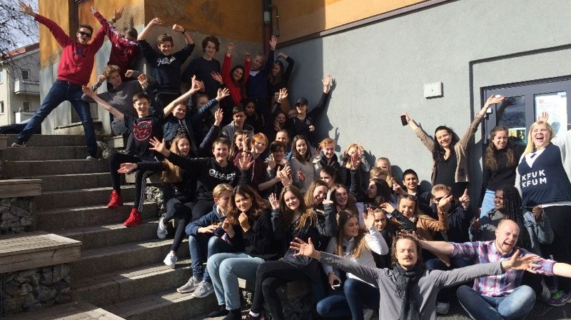 Årets konfirmanter lager gudstjenesten...