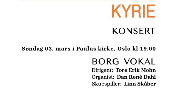 Konsert med Borg Vokal og Linn Skåber 3. mars