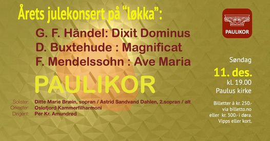 Årets julekonsert på «Løkka»