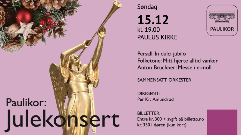 Paulikors Julekonsert!